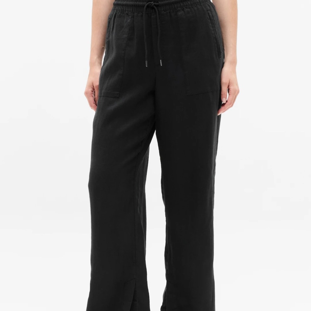 🖤ATHLETA CABO LINEN WIDE LEG PANT